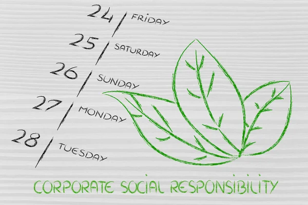 Corporate social responsibility — Stock Photo, Image