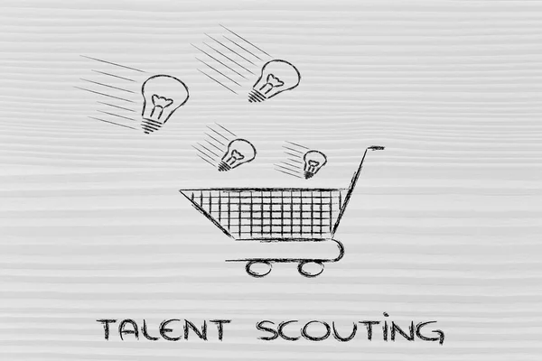 Scouting dei talenti — Foto Stock