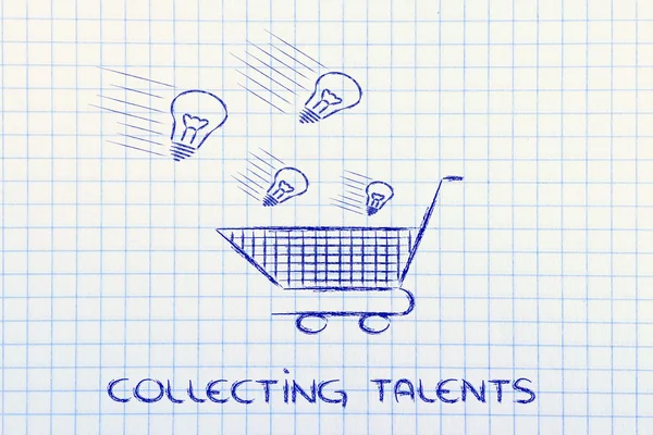 Collection talents — Stock Photo, Image