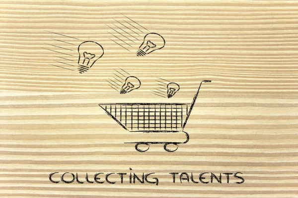 Collection talents — Stock Photo, Image