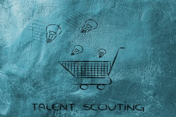 Talentscouting — Stockfoto