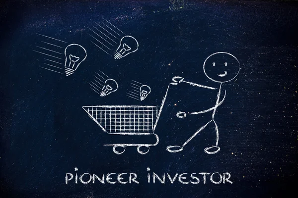 Pioneer investor — Stock Photo, Image