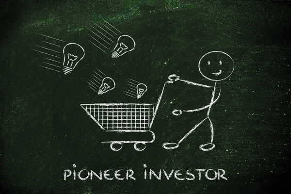 Pioneer investor — Stock Photo, Image