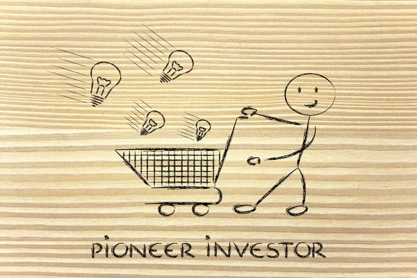 Pionierinvestor — Stockfoto