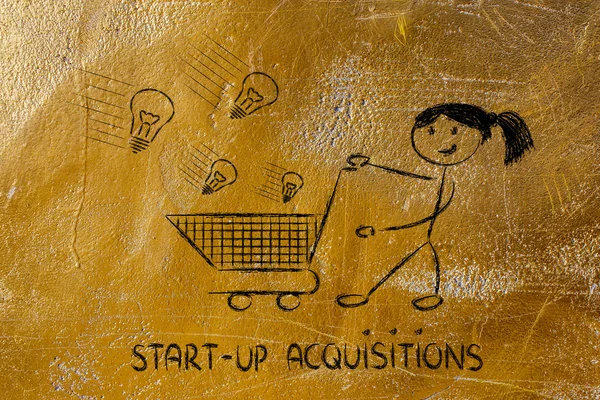 Start-up acquisition — Stock Photo, Image