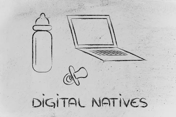 Digital natives — Stock Photo, Image