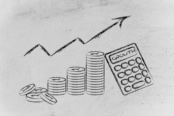 Crescita finanziaria o aziendale — Foto Stock