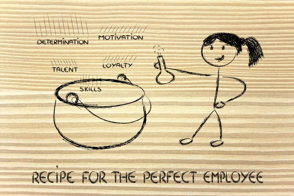 Receta para el empleado perfecto —  Fotos de Stock