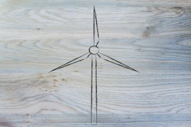 yenilenebilir enerji: park türbinleri Rüzgar