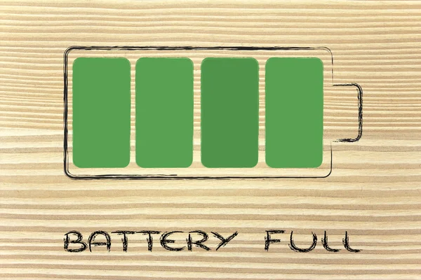 Telefono o dispositivo elettronico progettazione completa della batteria — Foto Stock