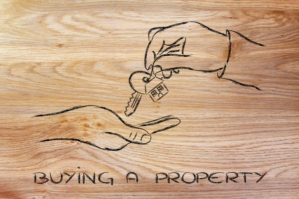 Buying or moving house — Stock Photo, Image