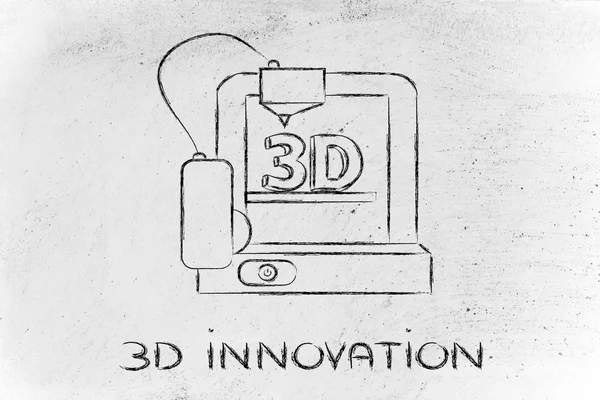 Impressora 3D — Fotografia de Stock