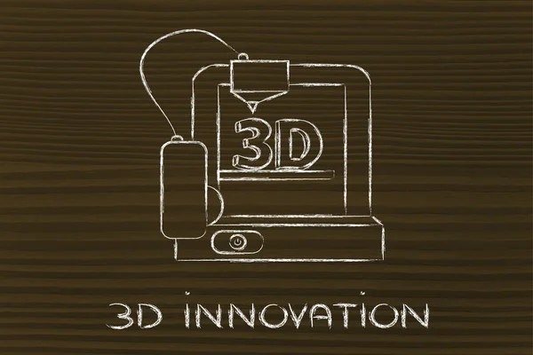 Impressora 3D — Fotografia de Stock