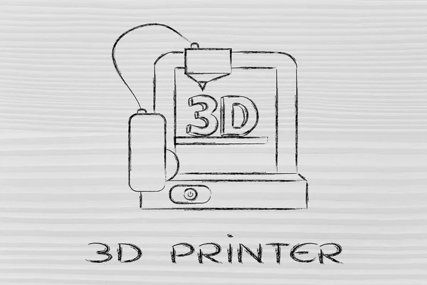 Impressora 3D — Fotografia de Stock