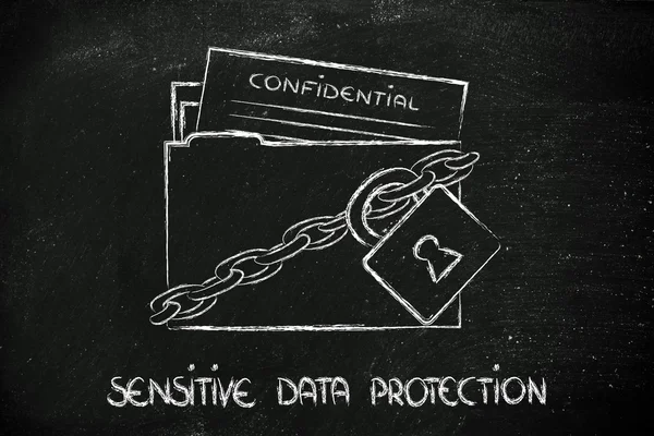 Privacy and confidential information portection — Stock Photo, Image