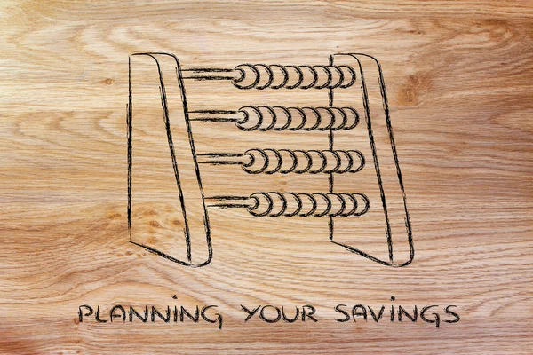 Planning your savings — Stock Photo, Image