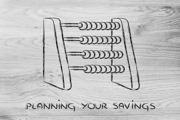 Planning your savings — Stock Photo, Image