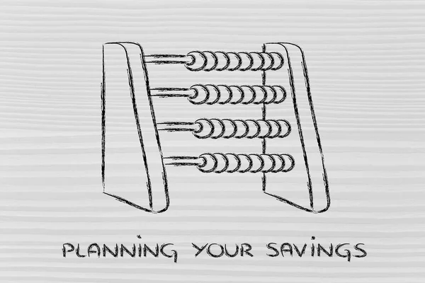 Planning your savings — Stock Photo, Image