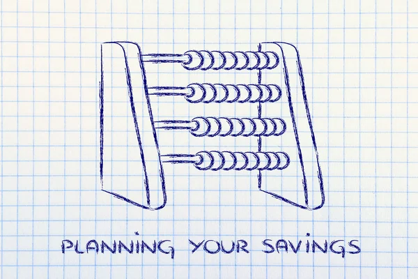 Planning your savings — Stock Photo, Image