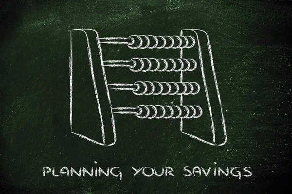 Planning your savings — Stock Photo, Image