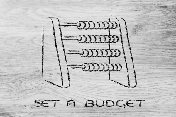 Set a budget — Stock Photo, Image