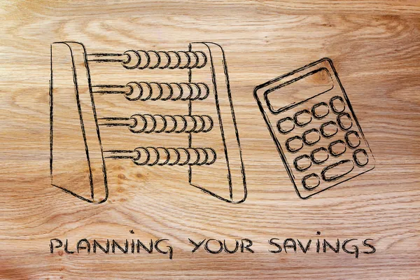Planera dina besparingar — Stockfoto