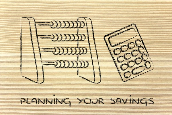 Planning your savings — Stock Photo, Image