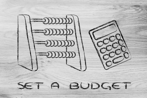 Set a budget — Stock Photo, Image