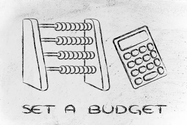 Set a budget — Stock Photo, Image