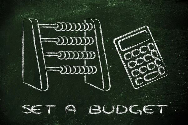 Set a budget — Stock Photo, Image