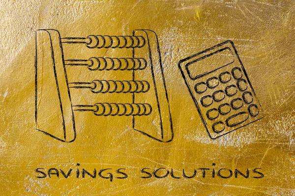Soluzioni di risparmio — Foto Stock
