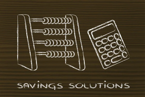 Rozwiązania oszczędzania — Zdjęcie stockowe