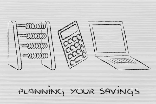 Planning your savings — Stock Photo, Image