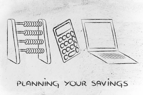 Planning your savings — Stock Photo, Image
