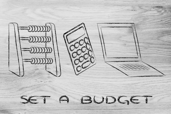 Set a budget — Stock Photo, Image