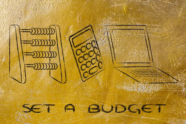 Set a budget — Stock Photo, Image