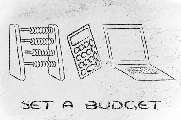 Set a budget — Stock Photo, Image