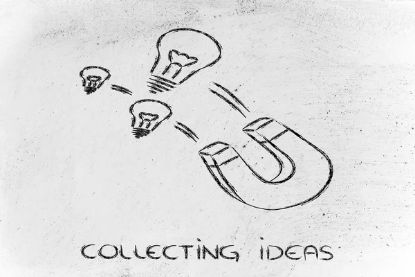 Collecting ideas — Stock Photo, Image