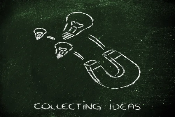 Collecting ideas — Stock Photo, Image