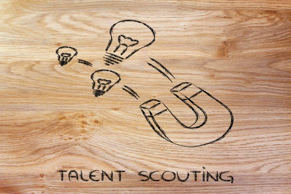 Talent scouting — Stock Photo, Image