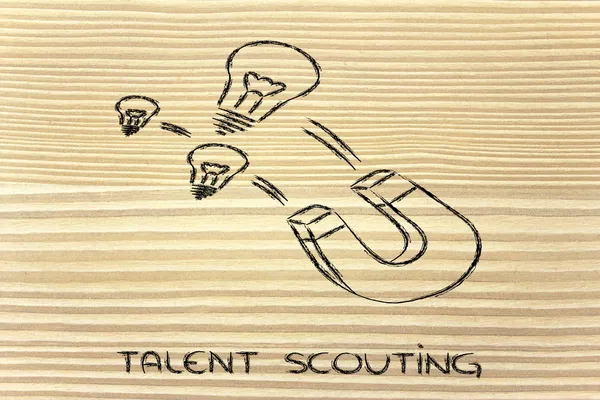 Scouting dei talenti — Foto Stock