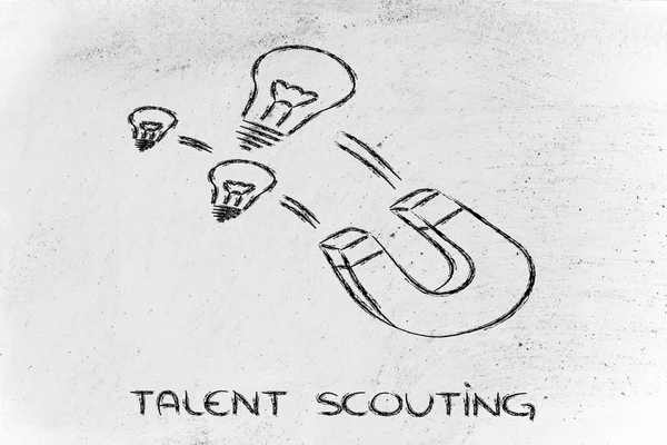 Talent scouting — Stock Photo, Image