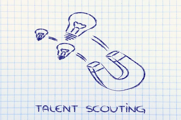 Talent scouting — Stock Photo, Image