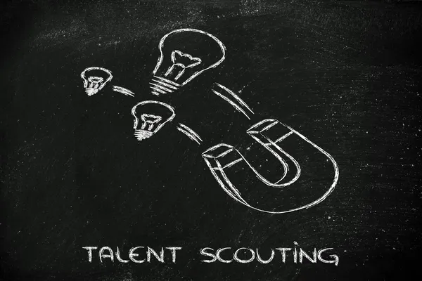 Talent scouting — Stock Photo, Image