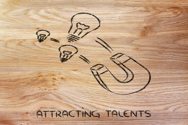 Attracting talents — Stock Photo, Image