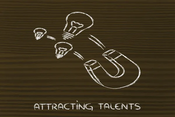 Attracting talents — Stock Photo, Image