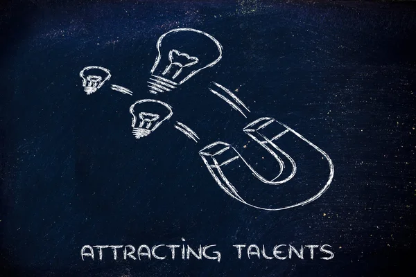 Atraer talentos — Foto de Stock