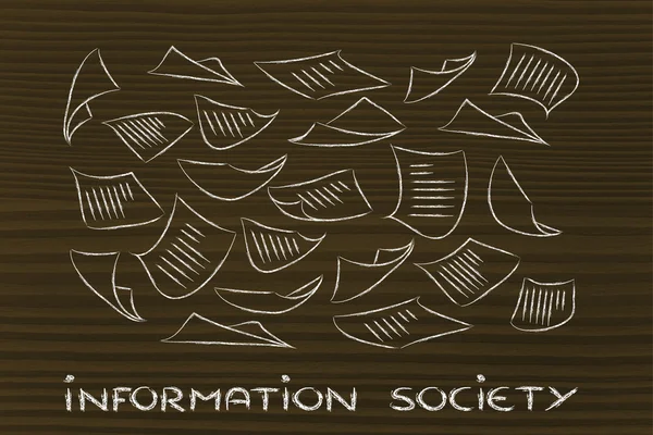信息社会 — 图库照片