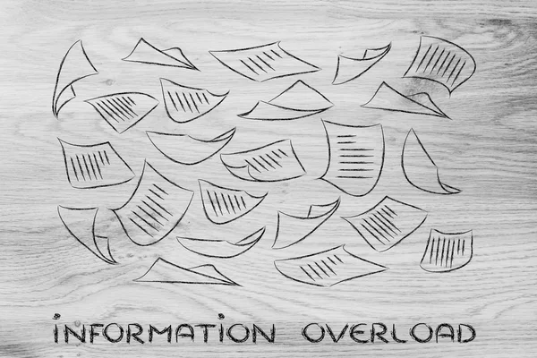 Information overload — Stock Photo, Image
