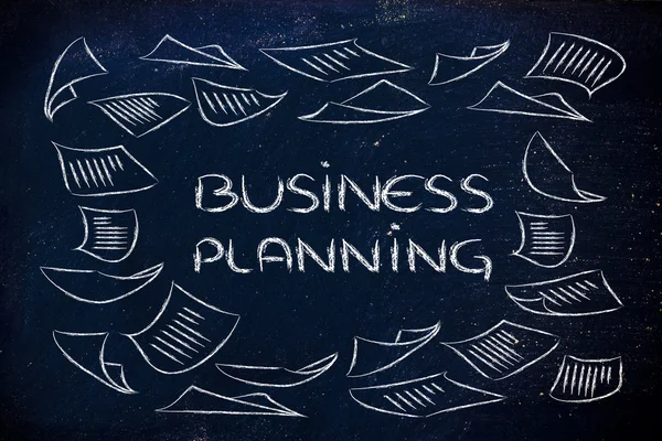 Бизнес планирование — стоковое фото